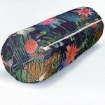 - RealHomes Özel Tasarımlı Dijital Baskılı İç Dolgulu Fermuarlı Silindir Yastık - Realhomes Amazon Etnik Fil Motifli Dijital Baskılı Modern İç Dolgulu - Fermuarlı Süet Silindir Daire Yastık Kırlent Realhomes