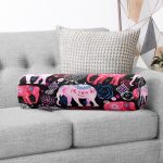 - RealHomes Özel Tasarımlı Dijital Baskılı İç Dolgulu Fermuarlı Silindir Yastık - Realhomes  Rengarenk Fil Motifli Özel Seri Dijital Baskılı Modern İç Dolgulu - Fermuarlı Süet Silindir Daire Yastık Kırlent Realhomes