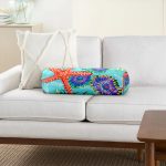 - RealHomes Özel Tasarımlı Dijital Baskılı İç Dolgulu Fermuarlı Silindir Yastık - Realhomes Modern Deniz Yıldızları 3D Baskılı İç Dolgulu - Fermuarlı Süet Silindir Rulo Yastık Kırlent Realhomes