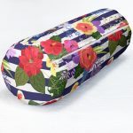 - RealHomes Özel Tasarımlı Dijital Baskılı İç Dolgulu Fermuarlı Silindir Yastık - Realhomes  Mavi Çizgili Çiçek Desenli Özel Tasarım Dijital Baskılı Modern İç Dolgulu - Fermuarlı Süet Silindir Yuvarlak Yastık Kırlent Realhomes