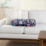 - RealHomes Özel Tasarımlı Dijital Baskılı İç Dolgulu Fermuarlı Silindir Yastık - Realhomes Lacivert Zeminli Deniz Midyeleri Dijital Baskılı Modern İç Dolgulu - Fermuarlı Süet Silindir Daire Yastık Kırlent Realhomes