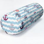 - RealHomes Özel Tasarımlı Dijital Baskılı İç Dolgulu Fermuarlı Silindir Yastık - Realhomes Rengarenk Çapa Desenli Özel Tasarımlı Dijital Baskılı Modern İç Dolgulu Fermuarlı Çok Amaçlı Silindir Yastık Kırlent Realhomes