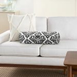 - RealHomes Özel Tasarımlı Dijital Baskılı İç Dolgulu Fermuarlı Silindir Yastık - Realhomes Damask motifli Modern İç Dolgulu Fermuarlı Çok Amaçlı Silindir Yastık Kırlent Realhomes