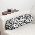 - RealHomes Özel Tasarımlı Dijital Baskılı İç Dolgulu Fermuarlı Silindir Yastık - Realhomes Damask motifli Modern İç Dolgulu Fermuarlı Çok Amaçlı Silindir Yastık Kırlent Realhomes