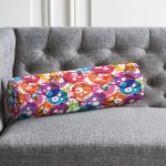 - RealHomes Özel Tasarımlı Dijital Baskılı İç Dolgulu Fermuarlı Silindir Yastık - Realhomes Rengarenk İskelet Figürlü Özel tasarım Dijital Baskılı Modern İç Dolgulu - Fermuarlı Süet Silindir Daire Yastık Kırlent Realhomes