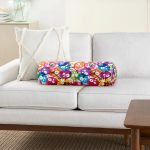 - RealHomes Özel Tasarımlı Dijital Baskılı İç Dolgulu Fermuarlı Silindir Yastık - Realhomes Rengarenk İskelet Figürlü Özel tasarım Dijital Baskılı Modern İç Dolgulu - Fermuarlı Süet Silindir Daire Yastık Kırlent Realhomes