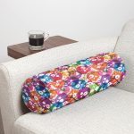 - RealHomes Özel Tasarımlı Dijital Baskılı İç Dolgulu Fermuarlı Silindir Yastık - Realhomes Rengarenk İskelet Figürlü Özel tasarım Dijital Baskılı Modern İç Dolgulu - Fermuarlı Süet Silindir Daire Yastık Kırlent Realhomes