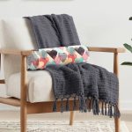 Renkli Kalpler Dijital Baskılı İç Dolgulu - Fermuarlı Süet Silindir Daire Yastık Kırlent Realhomes