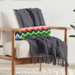 - RealHomes Özel Tasarımlı Dijital Baskılı İç Dolgulu Fermuarlı Silindir Yastık - Realhomes Renkli Zikzak Tasarımlı Dijital Baskılı Modern İç Dolgulu - Fermuarlı Süet Berjer Silindir Yastık Kırlent Realhomes