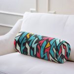 - RealHomes Özel Tasarımlı Dijital Baskılı İç Dolgulu Fermuarlı Silindir Yastık - Realhomes Geometrik Motifler Özel tasarım Dijital Baskılı İç Dolgulu - Fermuarlı Süet Silindir Yuvarlak Yastık Kırlent Realhomes