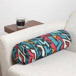 - RealHomes Özel Tasarımlı Dijital Baskılı İç Dolgulu Fermuarlı Silindir Yastık - Realhomes Geometrik Motifler Özel tasarım Dijital Baskılı İç Dolgulu - Fermuarlı Süet Silindir Yuvarlak Yastık Kırlent Realhomes