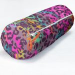 - RealHomes Özel Tasarımlı Dijital Baskılı İç Dolgulu Fermuarlı Silindir Yastık - Realhomes Renkli Leopar Desenli Dijital Baskılı Modern İç Dolgulu - Fermuarlı Süet Silindir Daire Yastık Kırlent Realhomes