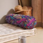 - RealHomes Özel Tasarımlı Dijital Baskılı İç Dolgulu Fermuarlı Silindir Yastık - Realhomes  Rengarenk Etnik Desenli Tasarım Dijital Baskılı Modern İç Dolgulu Fermuarlı Çok Amaçlı Silindir Yastık Kırlent Realhomes