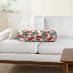 - RealHomes Özel Tasarımlı Dijital Baskılı İç Dolgulu Fermuarlı Silindir Yastık - Realhomes  Kuru Kafa Motifli Dijital Baskılı Modern İç Dolgulu Süet Silindir Yastık Kırlent - Bel Yastığı Realhomes