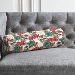 - RealHomes Özel Tasarımlı Dijital Baskılı İç Dolgulu Fermuarlı Silindir Yastık - Realhomes  Kuru Kafa Motifli Dijital Baskılı Modern İç Dolgulu Süet Silindir Yastık Kırlent - Bel Yastığı Realhomes