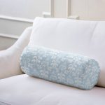- RealHomes Özel Tasarımlı Dijital Baskılı İç Dolgulu Fermuarlı Silindir Yastık - Realhomes  Açık Mavi Dijital Baskılı Modern İç Dolgulu - Fermuarlı Süet Silindir Rulo Yastık Kırlent Realhomes