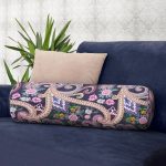 - RealHomes Özel Tasarımlı Dijital Baskılı İç Dolgulu Fermuarlı Silindir Yastık - Realhomes Etnik Çiçek Desenli Özel Tasarım Dijital Baskılı Modern İç Dolgulu - Fermuarlı Süet Silindir Daire Yastık Kırlent Realhomes