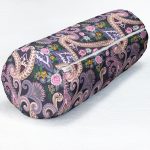 - RealHomes Özel Tasarımlı Dijital Baskılı İç Dolgulu Fermuarlı Silindir Yastık - Realhomes Etnik Çiçek Desenli Özel Tasarım Dijital Baskılı Modern İç Dolgulu - Fermuarlı Süet Silindir Daire Yastık Kırlent Realhomes