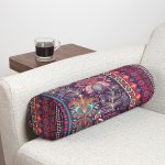 - RealHomes Özel Tasarımlı Dijital Baskılı İç Dolgulu Fermuarlı Silindir Yastık - Realhomes  Etnik Motifli Dijital Baskılı Modern İç Dolgulu Fermuarlı Çok Amaçlı Silindir Yastık Kırlent Realhomes