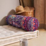 - RealHomes Özel Tasarımlı Dijital Baskılı İç Dolgulu Fermuarlı Silindir Yastık - Realhomes  Etnik Motifli Dijital Baskılı Modern İç Dolgulu Fermuarlı Çok Amaçlı Silindir Yastık Kırlent Realhomes