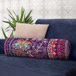 - RealHomes Özel Tasarımlı Dijital Baskılı İç Dolgulu Fermuarlı Silindir Yastık - Realhomes  Etnik Motifli Dijital Baskılı Modern İç Dolgulu Fermuarlı Çok Amaçlı Silindir Yastık Kırlent Realhomes