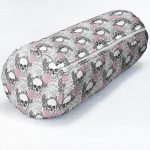 - RealHomes Özel Tasarımlı Dijital Baskılı İç Dolgulu Fermuarlı Silindir Yastık - Realhomes Rengarenk Karmaşık Desenli Özel Tasarım Dijital Baskılı Modern İç Dolgulu Süet Silindir Yastık Kırlent - Bel Yastığı Realhomes