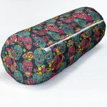 - RealHomes Özel Tasarımlı Dijital Baskılı İç Dolgulu Fermuarlı Silindir Yastık - Realhomes Renkli İskelet Ve Gül Figürlü Özel Tasarım Dijital Baskılı Modern İç Dolgulu - Fermuarlı Süet Berjer Silindir Yastık Kırlent Realhomes