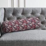 Renkli İskelet Ve Gül Figürlü Özel Tasarım Dijital Baskılı Modern İç Dolgulu - Fermuarlı Süet Silindir Daire Yastık Kırlent Realhomes