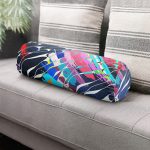 Suluboya Desenli Dijital Baskılı Modern İç Dolgulu Fermuarlı Çok Amaçlı Silindir Yastık Kırlent Realhomes