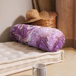 - RealHomes Özel Tasarımlı Dijital Baskılı İç Dolgulu Fermuarlı Silindir Yastık - Realhomes Ebru Motifli Dijital Baskılı Modern İç Dolgulu Yumuşak Silindir Form Yastık Kırlent Realhomes