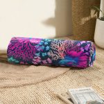 - RealHomes Özel Tasarımlı Dijital Baskılı İç Dolgulu Fermuarlı Silindir Yastık - Realhomes Mor Balık Desenli Özel Tasarım Dijital Baskılı Modern İç Dolgulu Süet Silindir Yastık Kırlent - Bel Yastığı Realhomes