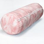 - RealHomes Özel Tasarımlı Dijital Baskılı İç Dolgulu Fermuarlı Silindir Yastık - Realhomes Pudra Zeminli Dijital Baskılı Modern İç Dolgulu Süet Silindir Yastık Kırlent - Bel Yastığı Realhomes