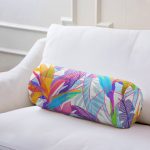 - RealHomes Özel Tasarımlı Dijital Baskılı İç Dolgulu Fermuarlı Silindir Yastık - Realhomes  Summer Özel Seri Dijital Baskılı Modern İç Dolgulu Fermuarlı Çok Amaçlı Silindir Yastık Kırlent Realhomes