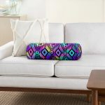 - RealHomes Özel Tasarımlı Dijital Baskılı İç Dolgulu Fermuarlı Silindir Yastık - Realhomes Baklava Desenli Özel Tasarım Dijital Baskılı Modern İç Dolgulu - Fermuarlı Süet Silindir Rulo Yastık Kırlent Realhomes