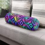 - RealHomes Özel Tasarımlı Dijital Baskılı İç Dolgulu Fermuarlı Silindir Yastık - Realhomes Baklava Desenli Özel Tasarım Dijital Baskılı Modern İç Dolgulu - Fermuarlı Süet Silindir Rulo Yastık Kırlent Realhomes