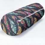 - RealHomes Özel Tasarımlı Dijital Baskılı İç Dolgulu Fermuarlı Silindir Yastık - Realhomes Lacivert Zeminli Etnik Motifler Dijital Baskılı Modern İç Dolgulu Fermuarlı Çok Amaçlı Silindir Yastık Kırlent Realhomes