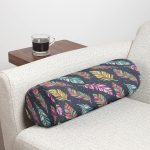 - RealHomes Özel Tasarımlı Dijital Baskılı İç Dolgulu Fermuarlı Silindir Yastık - Realhomes Lacivert Zeminli Etnik Motifler Dijital Baskılı Modern İç Dolgulu Fermuarlı Çok Amaçlı Silindir Yastık Kırlent Realhomes