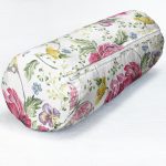 - RealHomes Özel Tasarımlı Dijital Baskılı İç Dolgulu Fermuarlı Silindir Yastık - Realhomes Summer Özel Seri Dijital Baskılı Modern İç Dolgulu Süet Silindir Yastık Kırlent - Bel Yastığı Realhomes