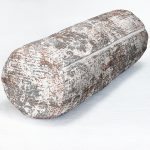 - RealHomes Özel Tasarımlı Dijital Baskılı İç Dolgulu Fermuarlı Silindir Yastık - Realhomes  Soyut Damask Motifli Özel Tasarım Dijital Baskılı Modern İç Dolgulu Süet Silindir Yastık Kırlent - Bel Yastığı Realhomes