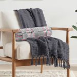 - RealHomes Özel Tasarımlı Dijital Baskılı İç Dolgulu Fermuarlı Silindir Yastık - Realhomes  Ekose Desenli Dijital Baskılı Modern İç Dolgulu - Fermuarlı Süet Silindir Yuvarlak Yastık Kırlent Realhomes