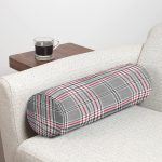 - RealHomes Özel Tasarımlı Dijital Baskılı İç Dolgulu Fermuarlı Silindir Yastık - Realhomes  Ekose Desenli Dijital Baskılı Modern İç Dolgulu - Fermuarlı Süet Silindir Yuvarlak Yastık Kırlent Realhomes