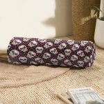 - RealHomes Özel Tasarımlı Dijital Baskılı İç Dolgulu Fermuarlı Silindir Yastık - Realhomes  Kuru Kafa Ve Çiçek Desenli Özel Tasarım Dijital Baskılı Modern İç Dolgulu Süet Silindir Yastık Kırlent - Bel Yastığı Realhomes