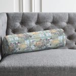 - RealHomes Özel Tasarımlı Dijital Baskılı İç Dolgulu Fermuarlı Silindir Yastık - Realhomes  Kareli Zeminde Çiçek Motifli Özel Tasarım Dijital Baskılı Modern İç Dolgulu - Fermuarlı Süet Silindir Yuvarlak Yastık Kırlent Realhomes