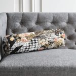 - RealHomes Özel Tasarımlı Dijital Baskılı İç Dolgulu Fermuarlı Silindir Yastık - Realhomes Kazayağı Zeminde Özel Tasarım Dijital Baskılı Modern İç Dolgulu - Fermuarlı Süet Silindir Rulo Yastık Kırlent Realhomes