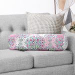 - RealHomes Özel Tasarımlı Dijital Baskılı İç Dolgulu Fermuarlı Silindir Yastık - Realhomes Çiçek Demeti Motifli Dijital Baskılı Özel Tasarım Modern İç Dolgulu Fermuarlı Çok Amaçlı Silindir Yastık Kırlent Realhomes