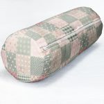 - RealHomes Özel Tasarımlı Dijital Baskılı İç Dolgulu Fermuarlı Silindir Yastık - Realhomes Patchwork Desenli Özel Tasarım Dijital Baskılı Modern İç Dolgulu Yumuşak Silindir Form Yastık Kırlent Realhomes