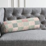 - RealHomes Özel Tasarımlı Dijital Baskılı İç Dolgulu Fermuarlı Silindir Yastık - Realhomes Patchwork Desenli Özel Tasarım Dijital Baskılı Modern İç Dolgulu Yumuşak Silindir Form Yastık Kırlent Realhomes