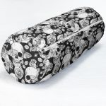 Kuru Kafa ve Kelebek Tasarımlı İç Dolgulu Yumuşak Silindir Form Yastık Kırlent Realhomes