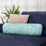 - RealHomes Özel Tasarımlı Dijital Baskılı İç Dolgulu Fermuarlı Silindir Yastık - Realhomes Damask Figürlü Dijital Baskılı Dekoratif İç Dolgulu - Fermuarlı Süet Silindir Yuvarlak Yastık Kırlent Realhomes