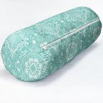 - RealHomes Özel Tasarımlı Dijital Baskılı İç Dolgulu Fermuarlı Silindir Yastık - Realhomes Damask Figürlü Dijital Baskılı Dekoratif İç Dolgulu - Fermuarlı Süet Silindir Yuvarlak Yastık Kırlent Realhomes